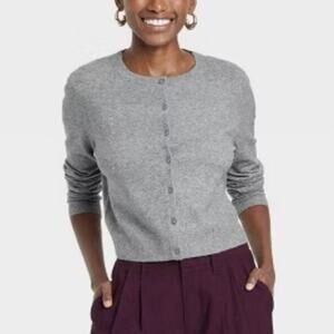 a new day Gray Women's Cardigan Sweater